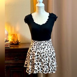 Karlie smock waist skort.